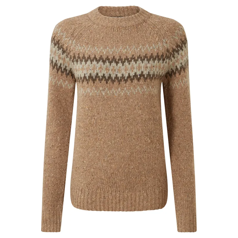 Tenly Sherpa Crew Neck Sweater - Ecru main image 1